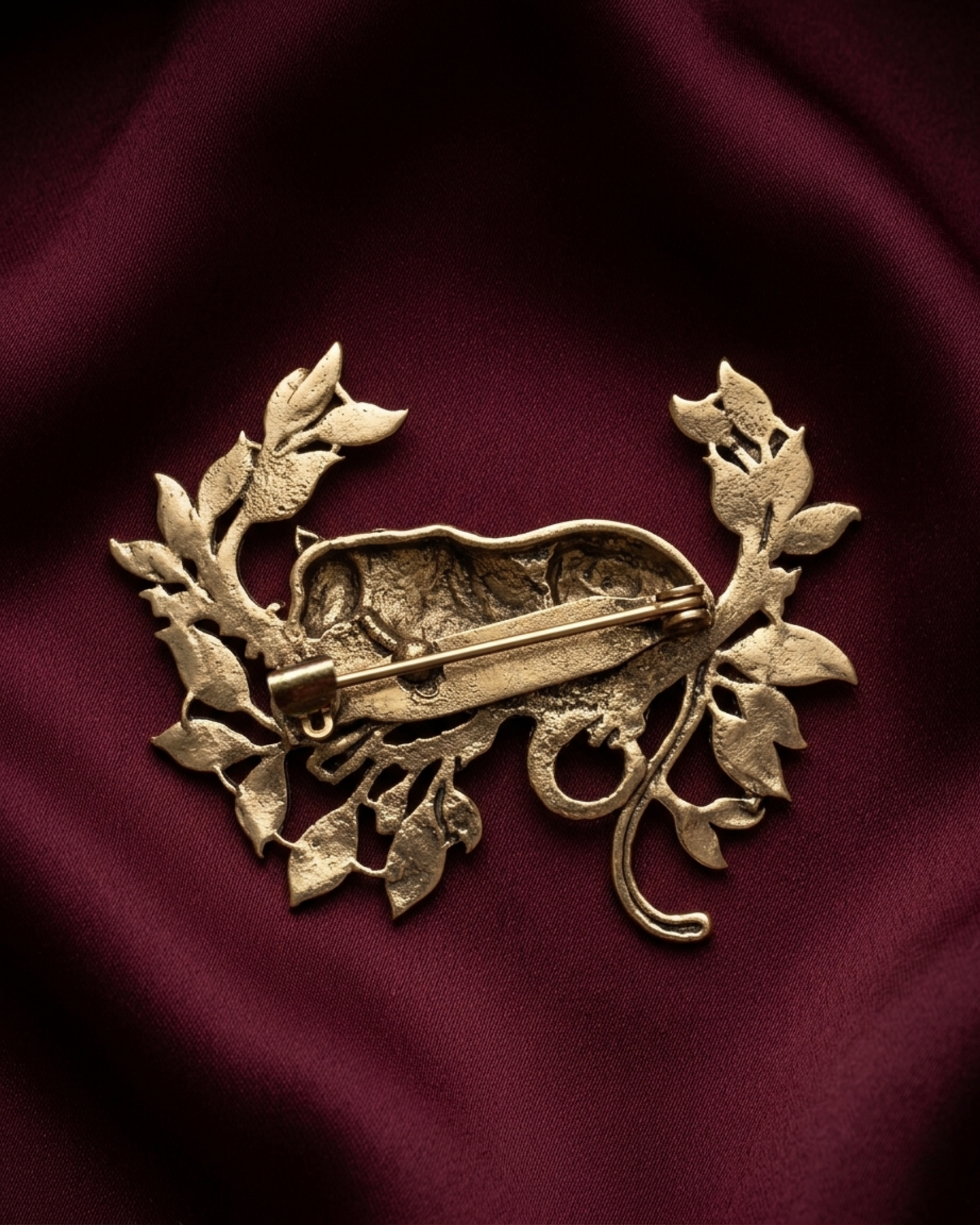 Midnight Panther Brooch