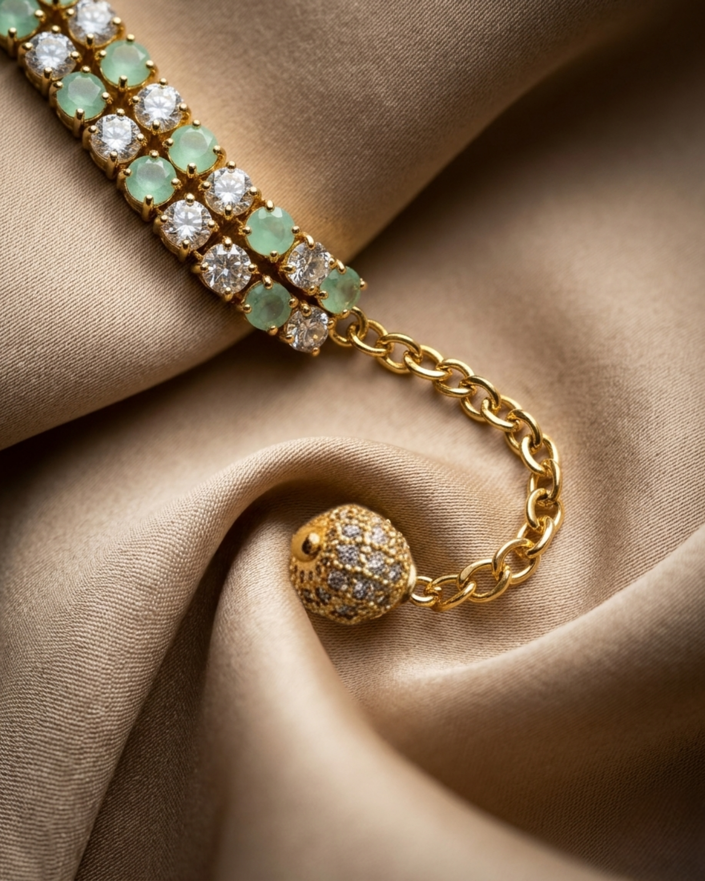 Mint Muse AAA American Diamond Tennis Bracelet