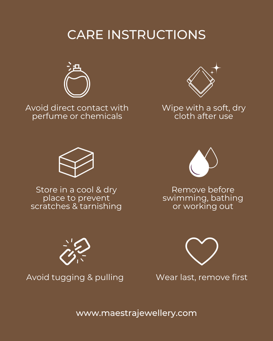 Care Instructions: This jewellery set is manufactured with a gold-plated finish that requires consistent care. Keep the bracelets away from moisture, sweat, and acidic substances like lotions or perfumes. After usage, wipe with a soft dry cloth and store in a moisture-free container to prevent oxidation and maintain the gold-tone appearance over time.