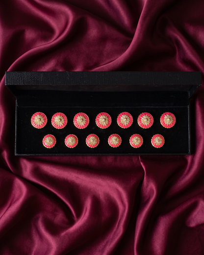 Noor-e-Kiran Meenakari Button Set