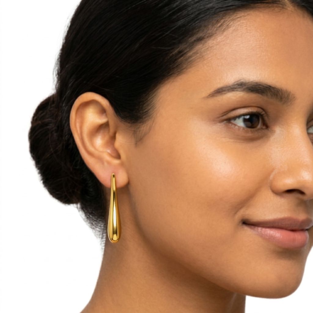 Mirelle 18K Gold-Plated Stainless Steel Earrings