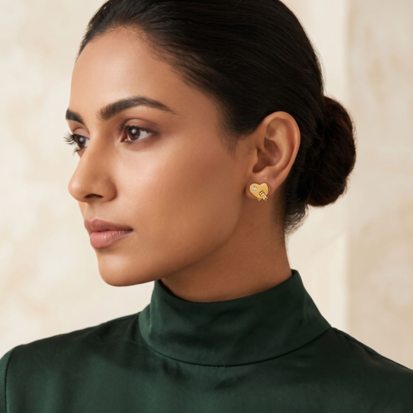 Monaco 18K Gold-Plated Stainless Steel Earrings