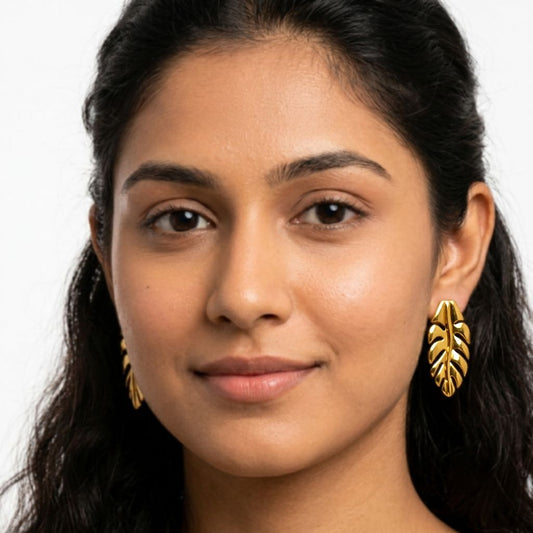 Verona 18K Gold-Plated Stainless Steel Earrings