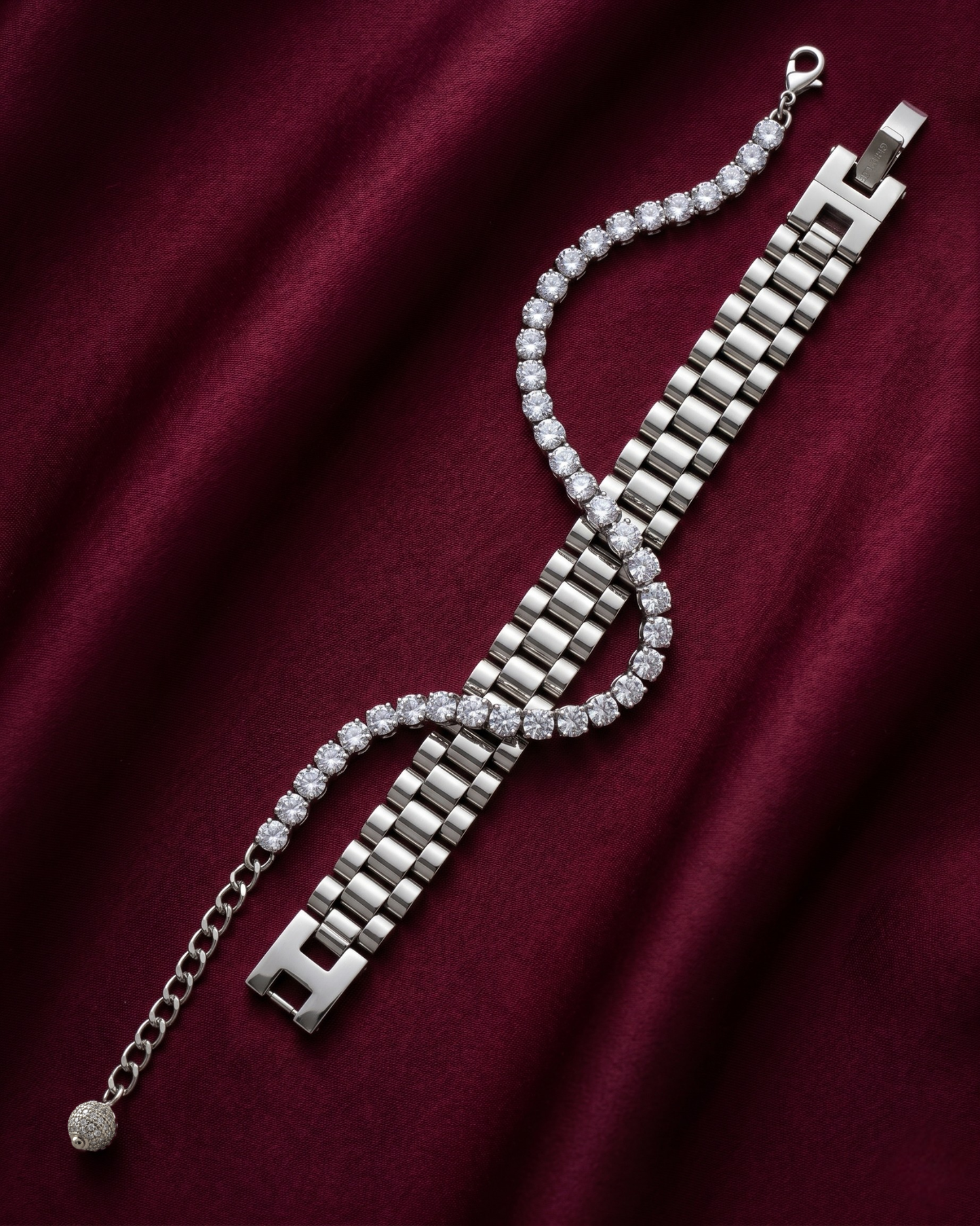 Silver Regalia & Diana Tennis Stack