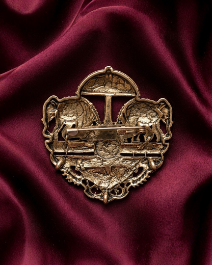 Antique Elephant Heritage Brooch