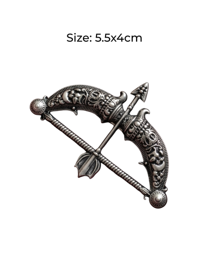 Dhanush Baan Brass Brooch