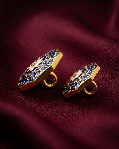 The Star of Marwar Meenakari Button Set