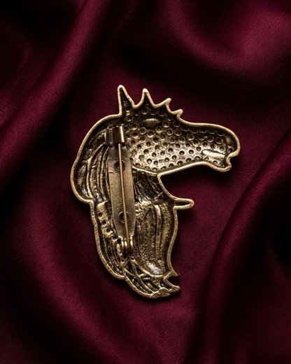 Stallion Horse Brooch