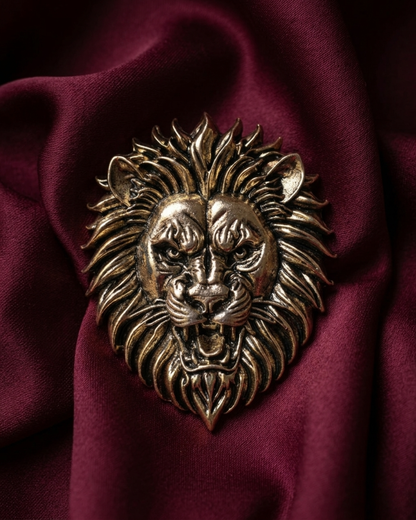 Roaring Lion Brooch
