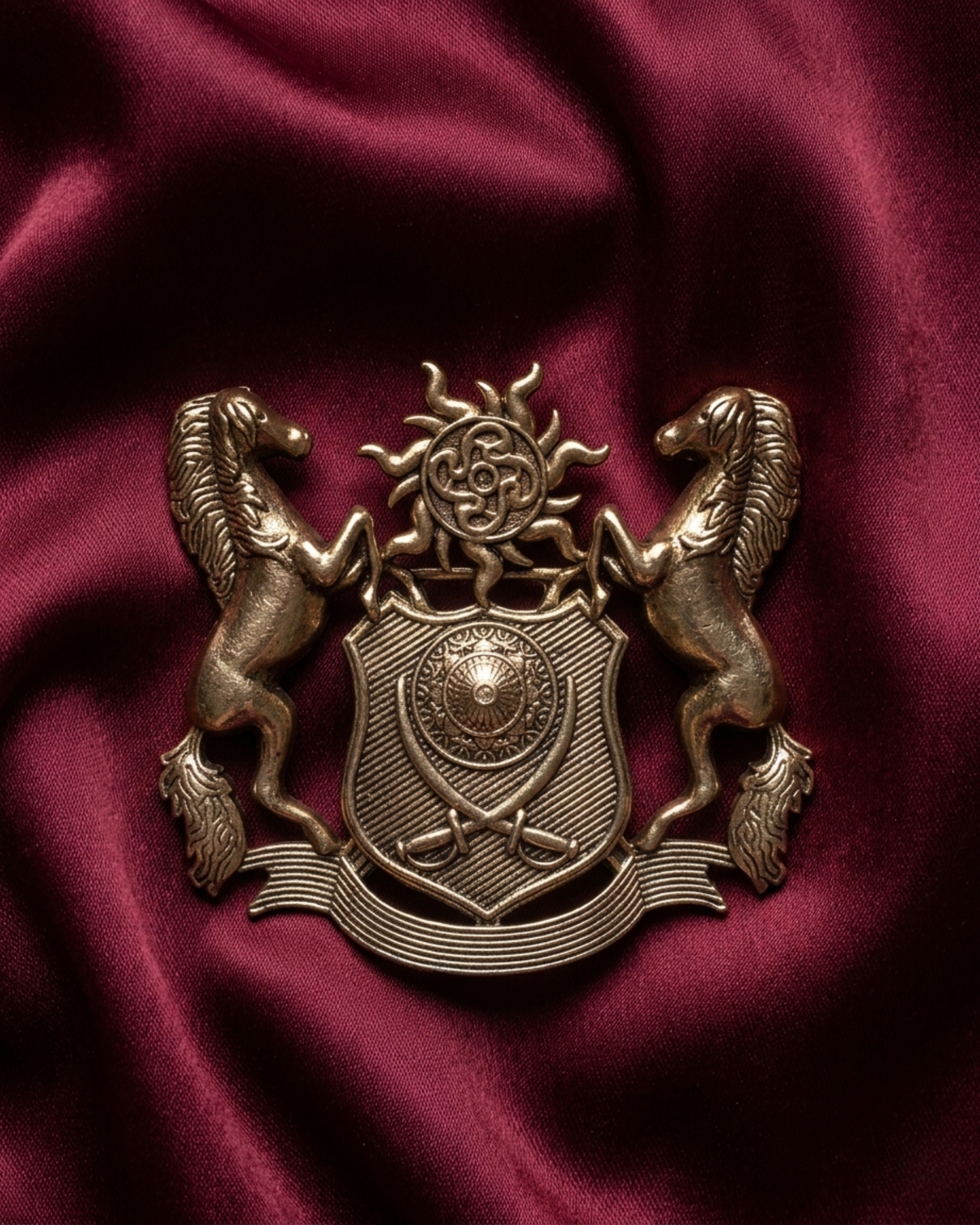 Horse Shield Heritage Brooch