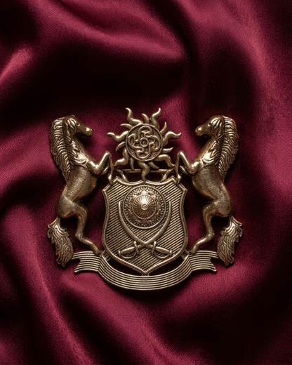 Horse Shield Heritage Brooch