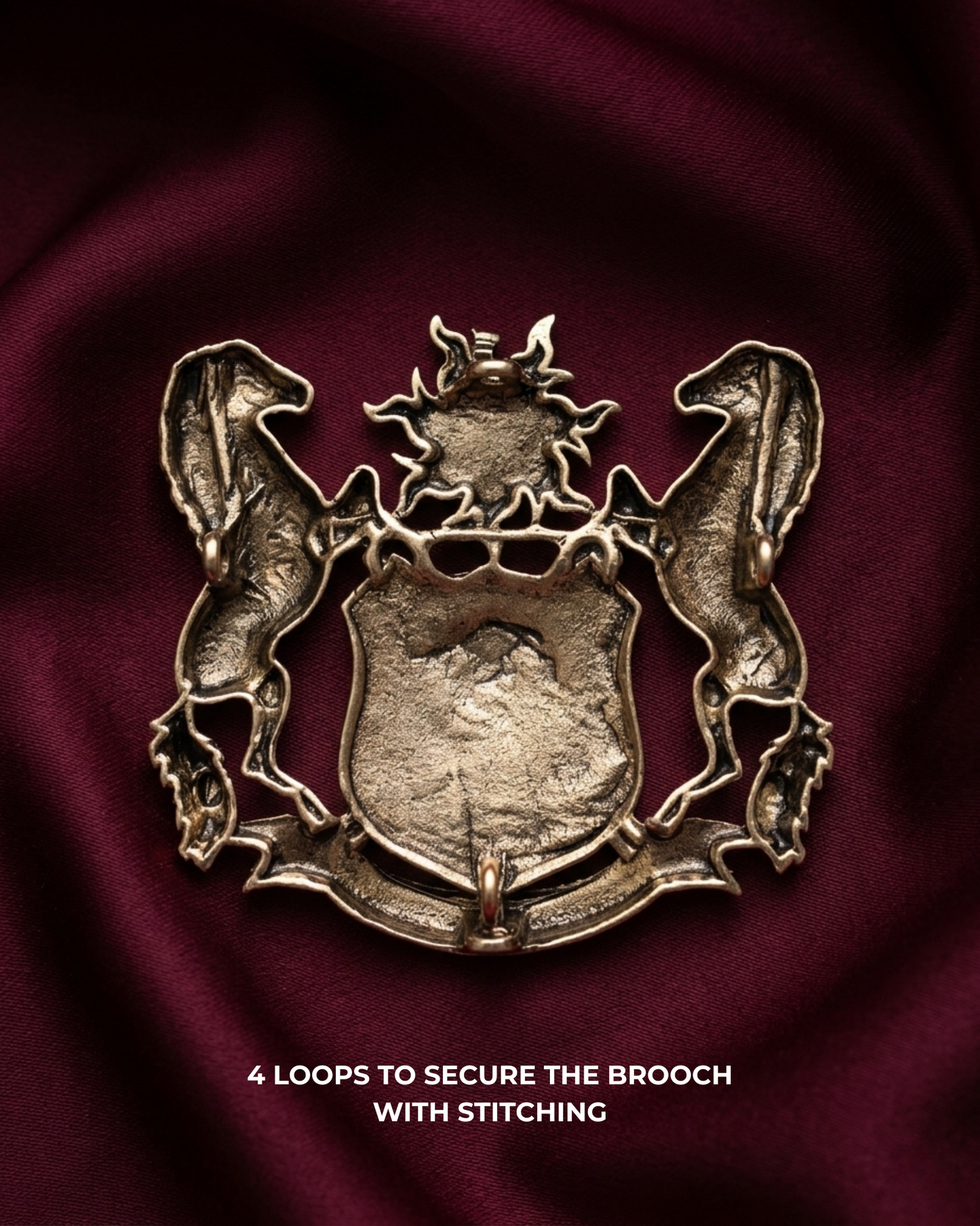 Horse Shield Heritage Brooch