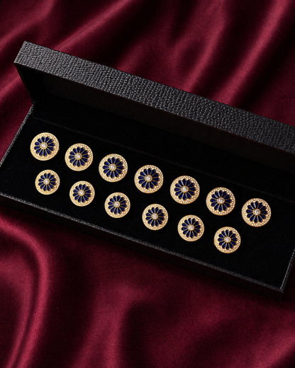 The Nizam Heritage Meenakari Button Set