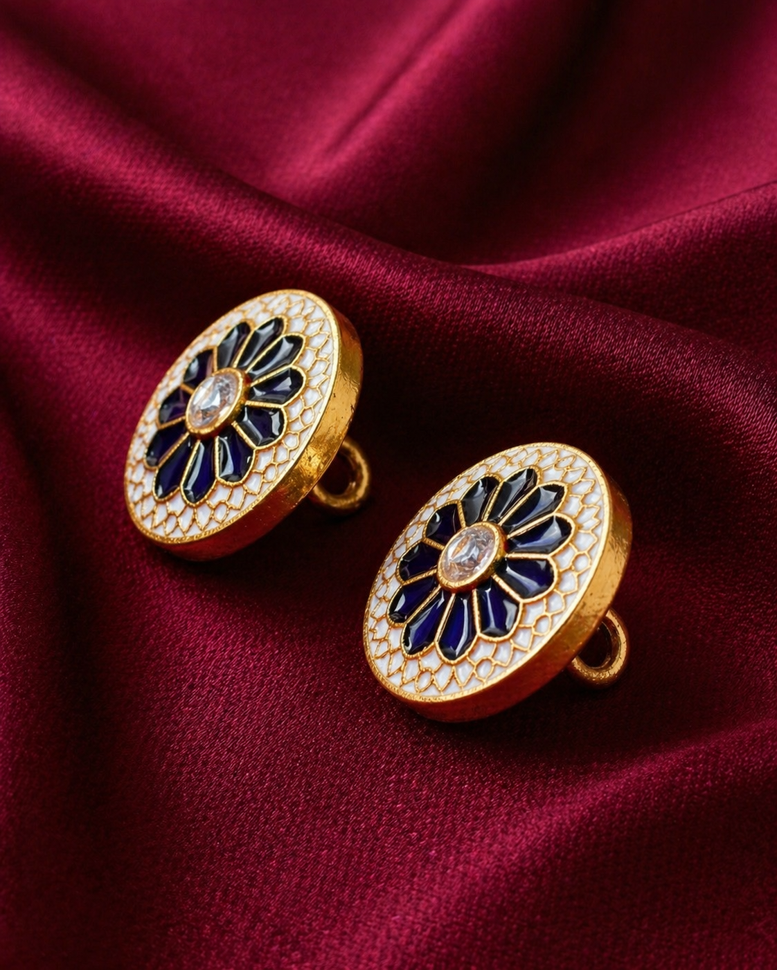 The Nizam Heritage Meenakari Button Set