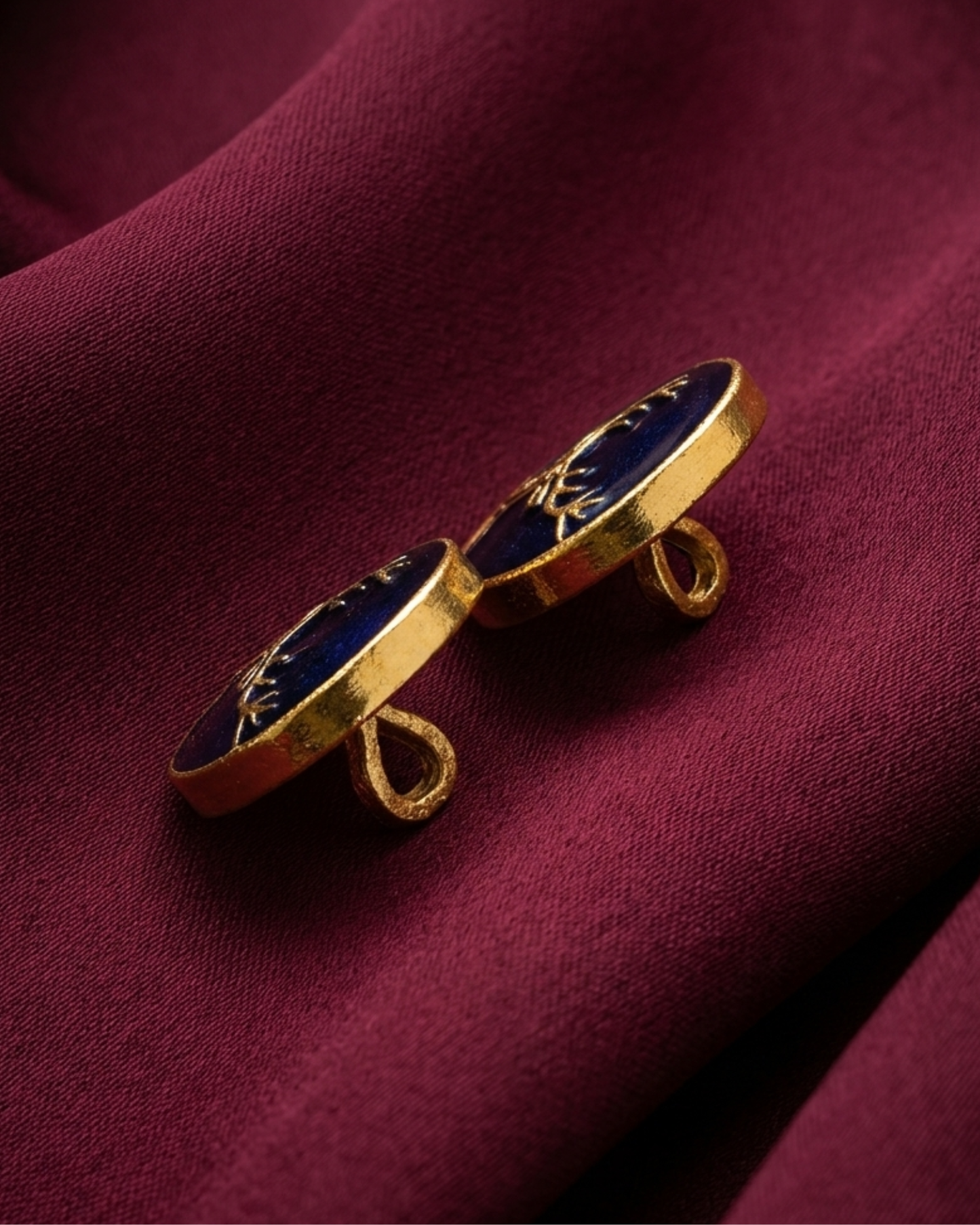 Barasingha Heritage Meenakari Button Set