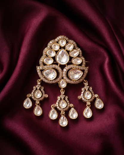 Chandelier Polki Brooch