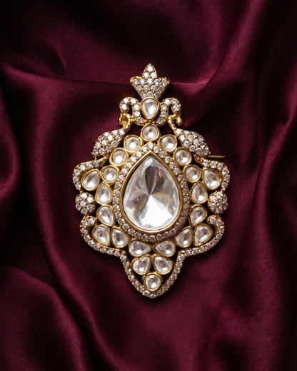 Raj Tilak Polki Brooch