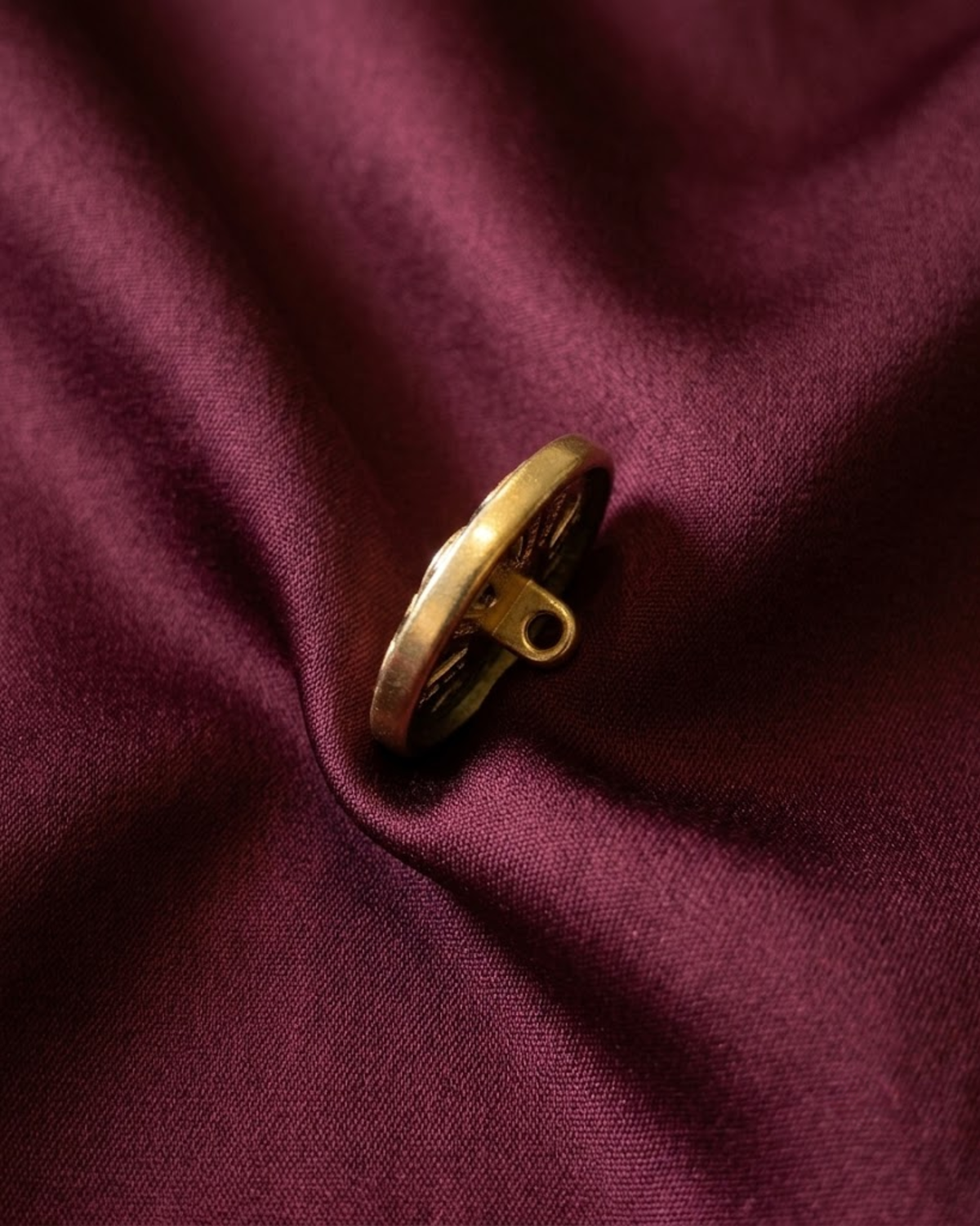 Filigree Metal Button Set - Gold