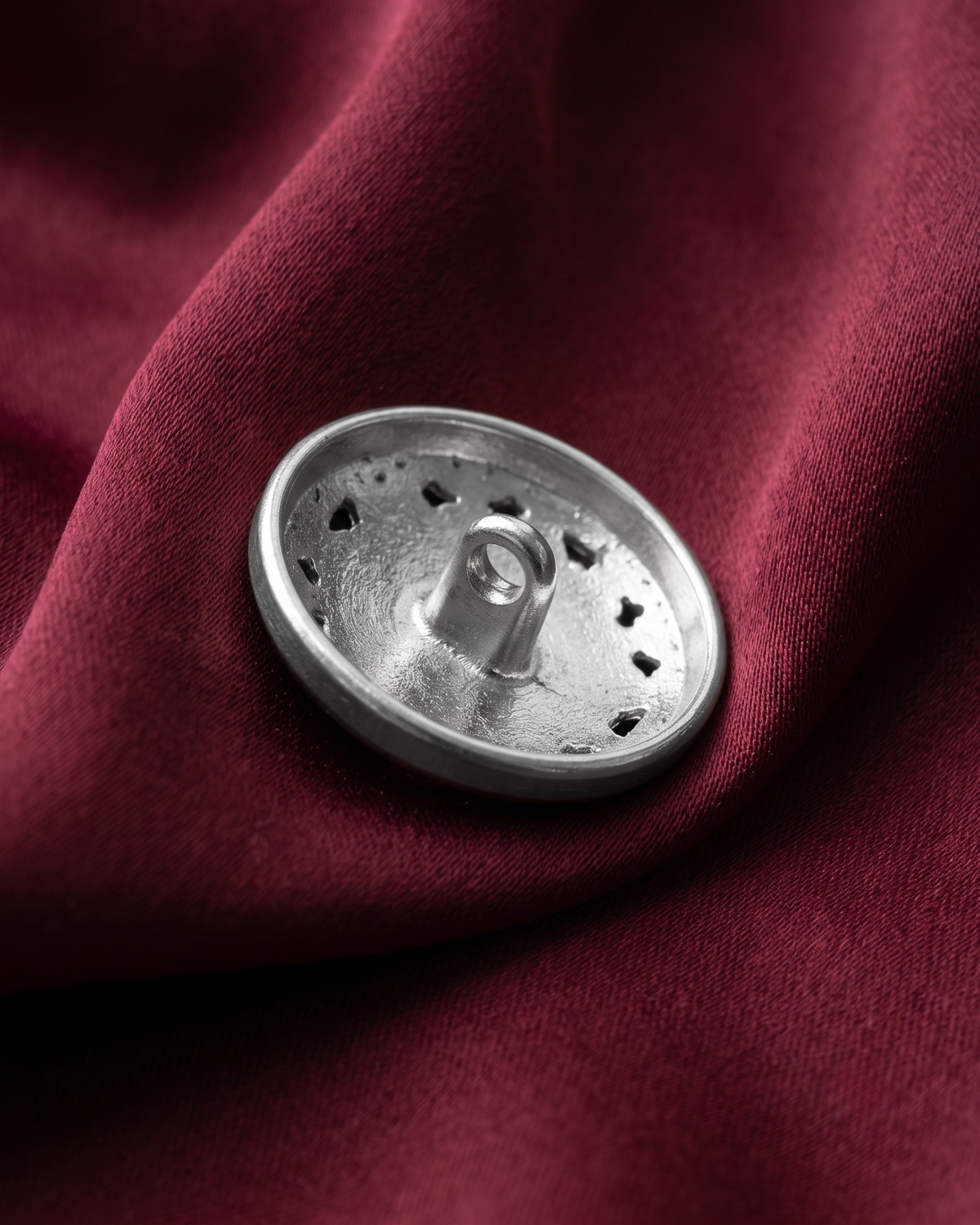 Filigree Metal Button Set - Silver