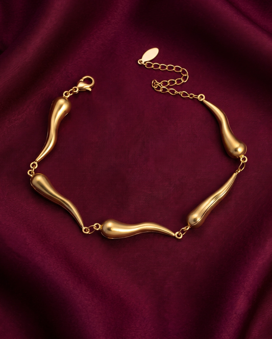 Radiance 18K Gold-Plated Stainless Steel Bracelet