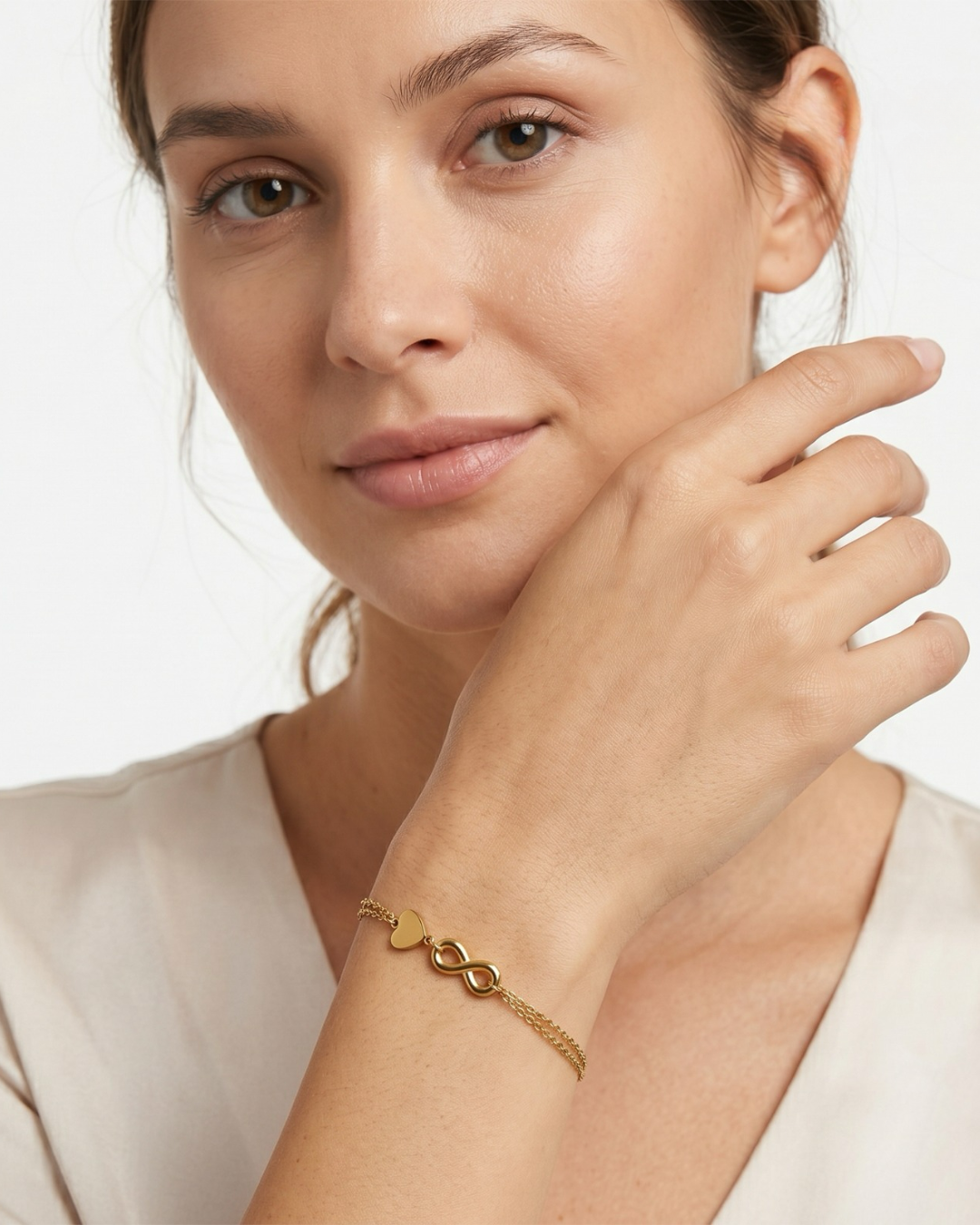 Aeris 18K Gold-Plated Stainless Steel Bracelet