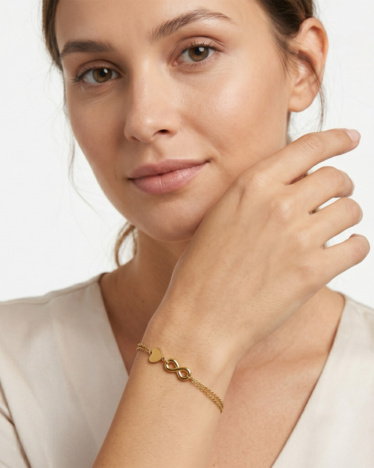 Aeris 18K Gold-Plated Stainless Steel Bracelet