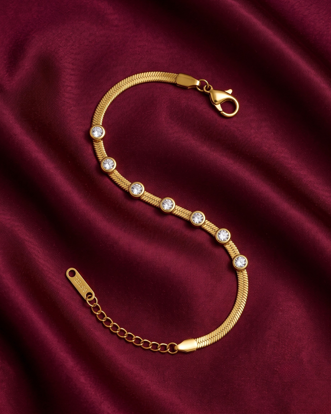 Lumière 18K Gold-Plated Stainless Steel Bracelet