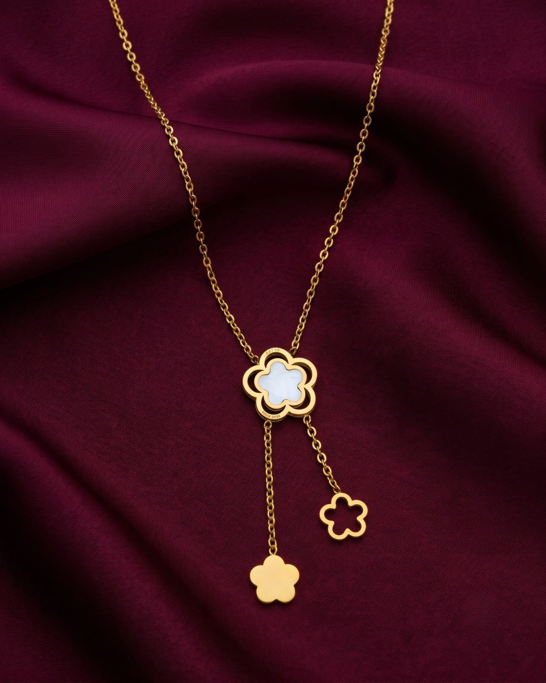 Aurora 18K Gold Plated Stainless Steel Necklace