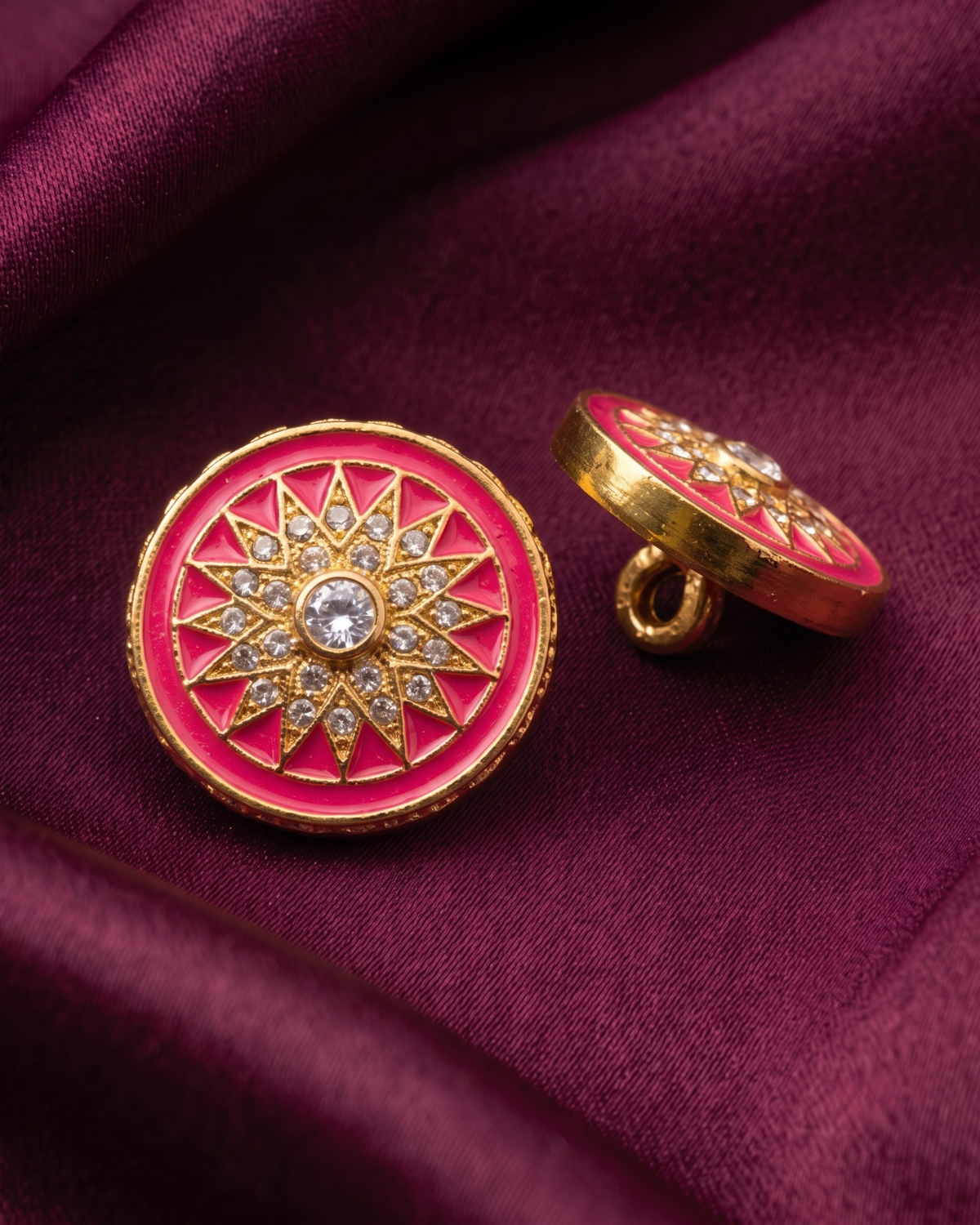 Noor-e-Kiran Meenakari Button Set