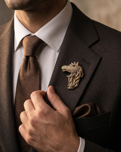Stallion Horse Brooch