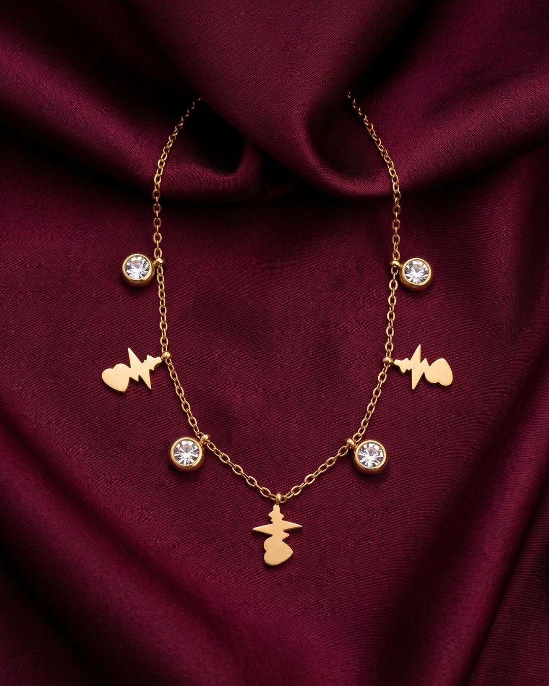 Milano Gold Plated Stainless Steel Necklace
